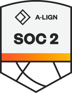 Certification badge of SOC-2 attestation